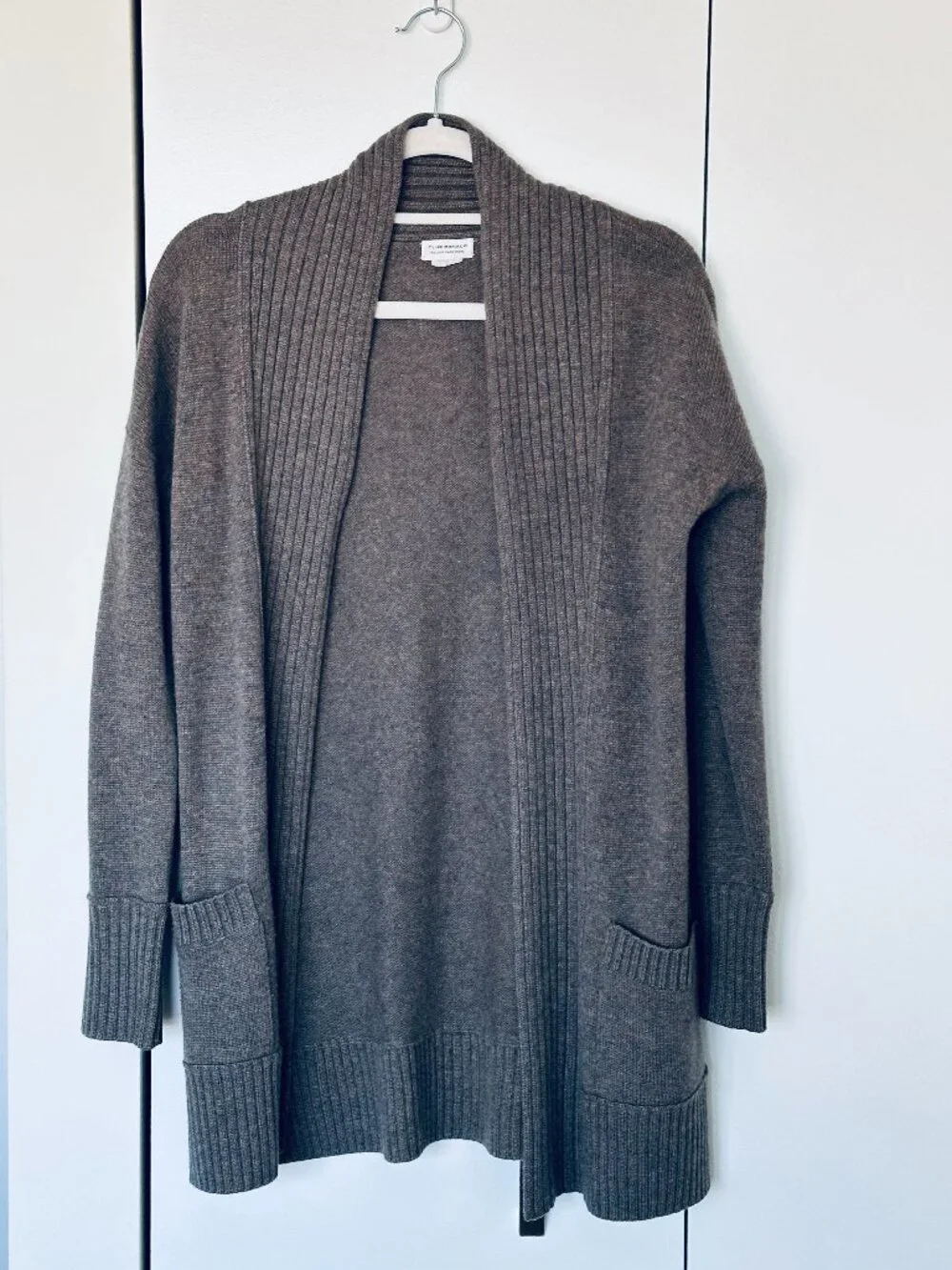 Club Monaco Grey Open Front Cardigan - OS